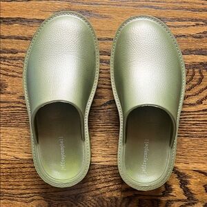 Jeffrey Campbell Green Mules
